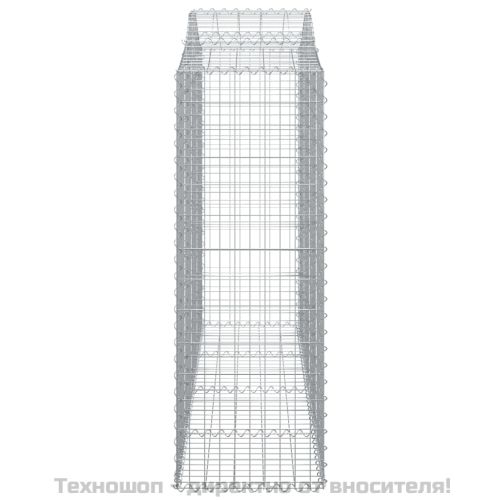 Габионни кошници арка 5 бр 200x50x140/160 см поцинковано желязо