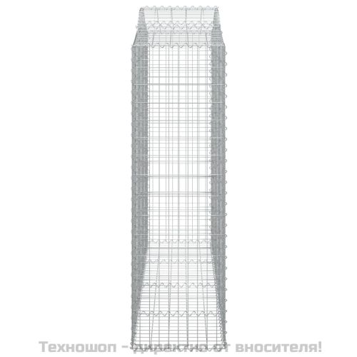 Габионни кошници арка 7 бр 200x50x160/180 см поцинковано желязо