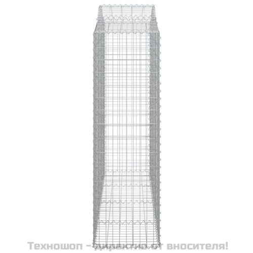 Габионни кошници арка 6 бр 200x50x160/180 см поцинковано желязо