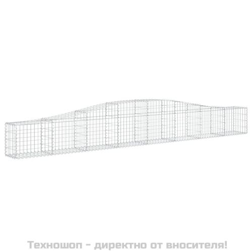Габионни кошници арка 8 бр 400x30x40/60 см поцинковано желязо
