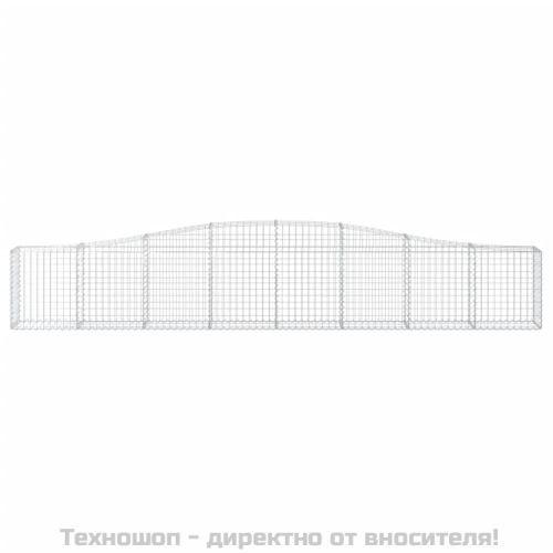 Габионни кошници арка 15 бр 400x30x60/80 см поцинковано желязо