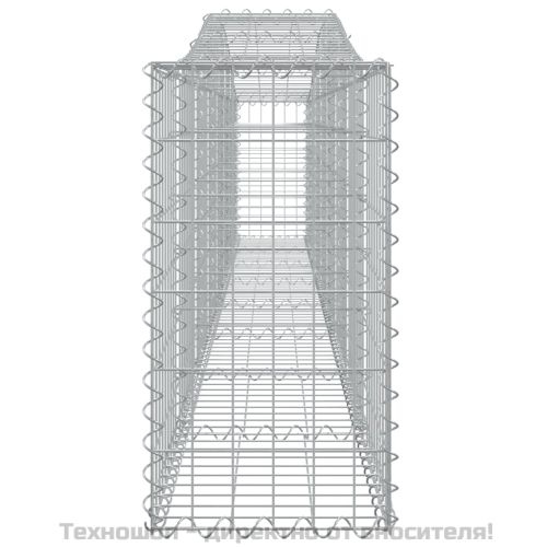 Габионни кошници арка 15 бр 400x30x60/80 см поцинковано желязо