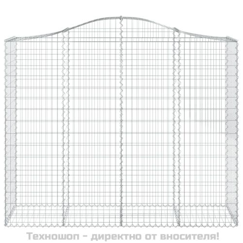 Габионни кошници арка 11 бр 200x50x160/180см поцинковано желязо