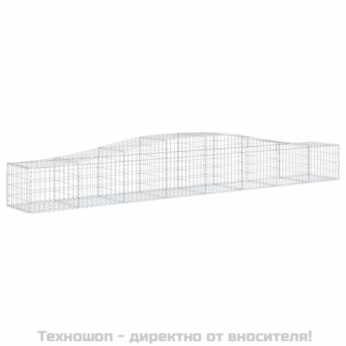 Габионни кошници арка 7 бр 400x50x40/60 см поцинковано желязо