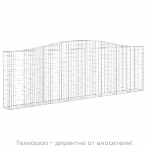 Габионни кошници арка 2 бр 400x30x120/140см поцинковано желязо