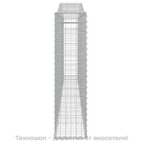 Габионни кошници арка 2 бр 400x30x120/140см поцинковано желязо