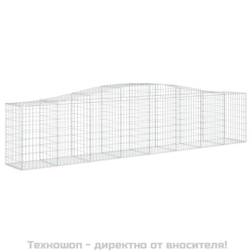 Габионни кошници арка 7 бр 400x50x80/100 см поцинковано желязо