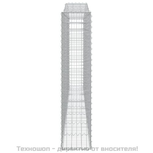 Габионни кошници арка 7 бр 400x30x140/160 см поцинковано желязо