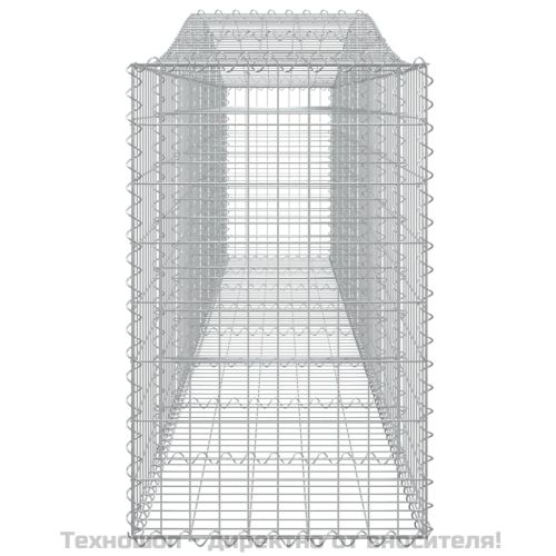 Габионни кошници арка 8 бр 400x50x80/100 см поцинковано желязо