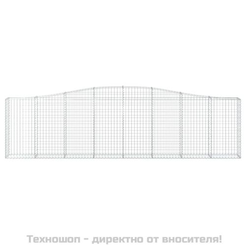 Габионни кошници арка 15 бр 400x30x100/120см поцинковано желязо