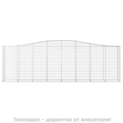 Габионни кошници арка 2 бр 400x50x120/140см поцинковано желязо