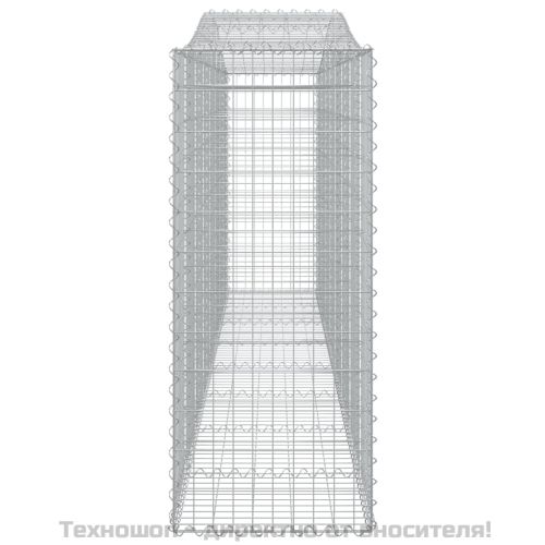 Габионни кошници арка 2 бр 400x50x120/140см поцинковано желязо