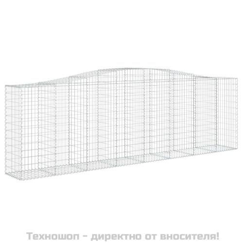 Габионни кошници арка 3 бр 400x50x120/140см поцинковано желязо