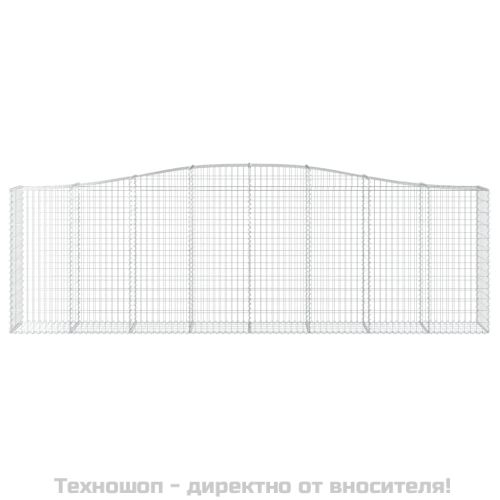 Габионни кошници арка 7 бр 400x50x120/140 см поцинковано желязо