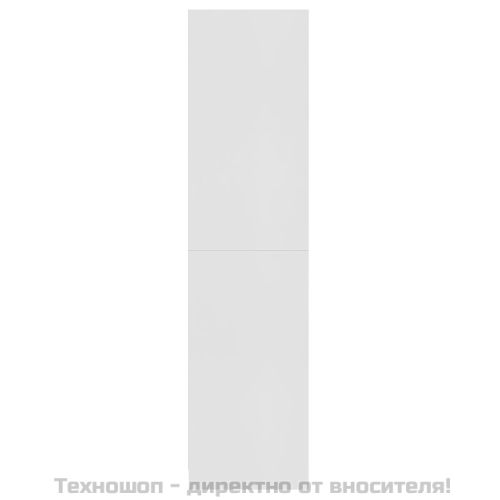 Гардероб, бял, 100x50x200 см, инженерно дърво