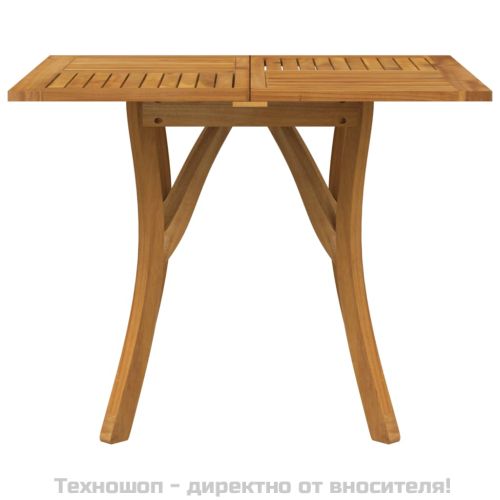 Градинска маса, 85x85x75 см, акация масив