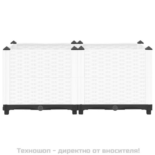 Повдигната леха, 80x40x38 см, полипропилен