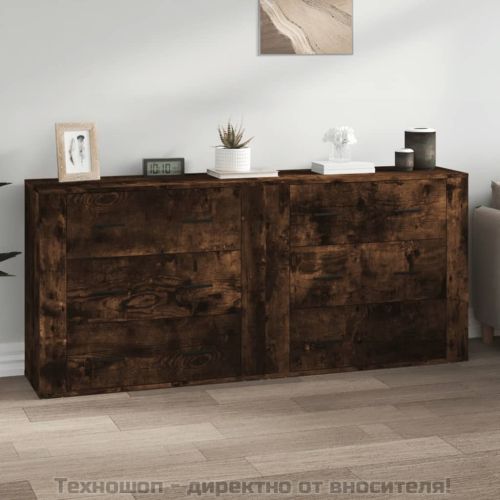 Сайдборди, 2 бр, опушен дъб, инженерно дърво