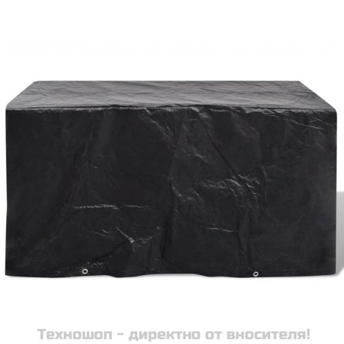 Покривало за градински мебели 8 капси 180x70x90 см