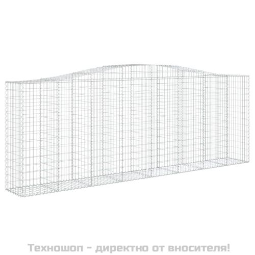 Габионни кошници арка 8 бр 400x50x140/160 см поцинковано желязо