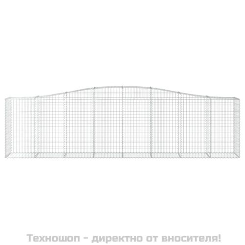 Габионни кошници арка 7 бр 400x50x100/120 см поцинковано желязо