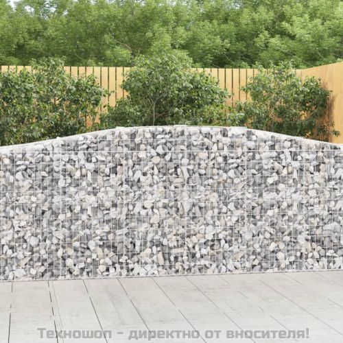 Габионни кошници арка 10 бр 400x50x100/120см поцинковано желязо