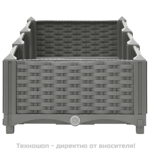 Повдигната леха, 120x40x23 см, полипропилен