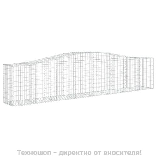 Габионни кошници арка 3 бр 400x50x80/100 см поцинковано желязо