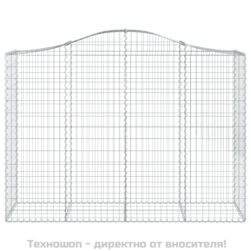 Габионни кошници арка 5 бр 200x50x140/160 см поцинковано желязо