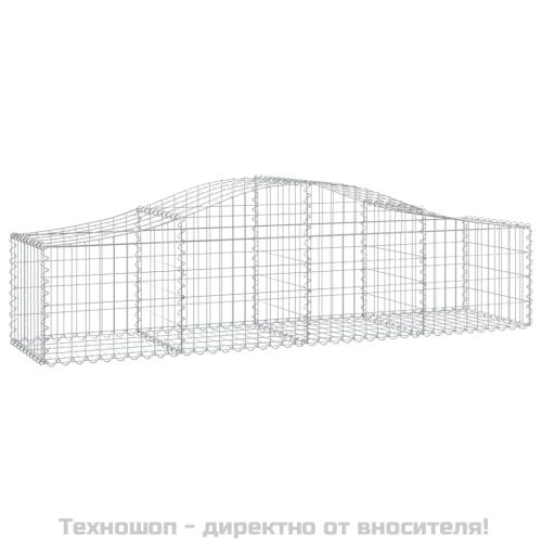 Габионни кошници арка 6 бр 200x50x40/60 см поцинковано желязо