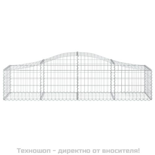 Габионни кошници арка 12 бр 200x50x40/60 см поцинковано желязо
