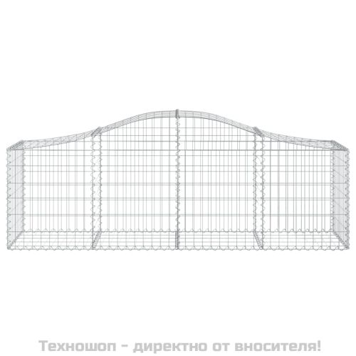 Габионни кошници арка 10 бр 200x50x60/80 см поцинковано желязо