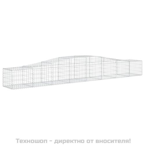 Габионни кошници арка 6 бр 400x50x40/60 см поцинковано желязо