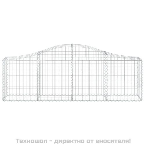 Габионни кошници арка 4 бр 200x30x60/80 см поцинковано желязо