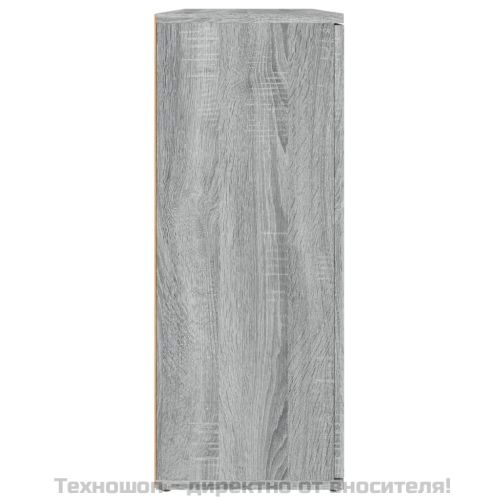 Сайдборд, сив сонома, 91x29,5x75 см, инженерно дърво