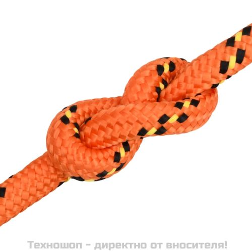 Въже за лодка оранжево 16 мм 250 м полипропилен