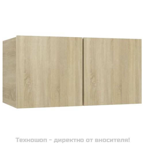 Окачени ТВ шкафове, 2 бр, дъб сонома, 60x30x30 см