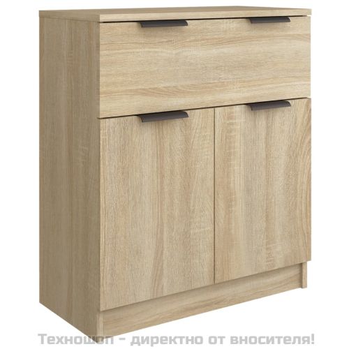 Сайдборд, сонома дъб, 60x30x70 см, инженерно дърво