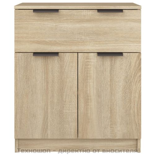 Сайдборд, сонома дъб, 60x30x70 см, инженерно дърво