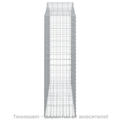 Габионни кошници арка 9 бр 200x50x160/180 см поцинковано желязо