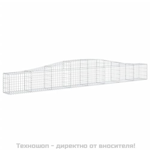 Габионни кошници арка 2 бр 400x30x40/60 см поцинковано желязо