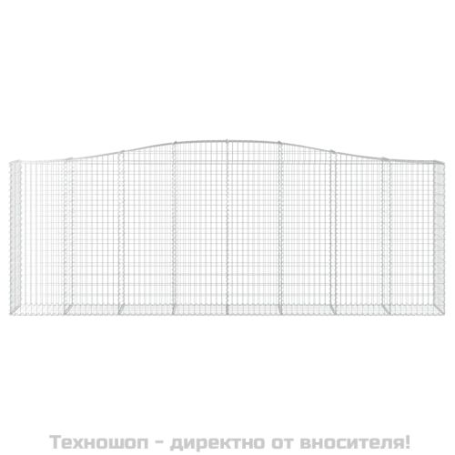 Габионни кошници арка 4 бр 400x50x140/160 см поцинковано желязо