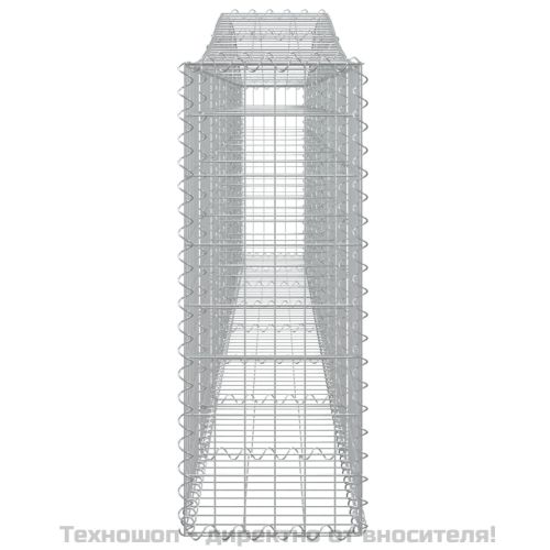 Габионни кошници арка 10 бр 400x30x80/100 см поцинковано желязо