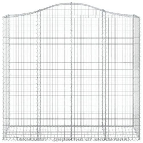 Габионни кошници арка 4 бр 200x50x180/200 см поцинковано желязо
