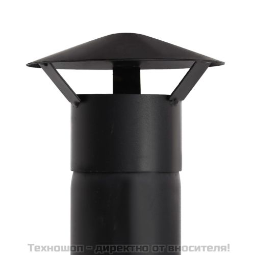 Външна пещ за пица на дървени въглища с 2 шамотни камъка