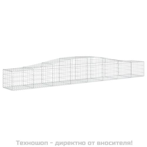 Габионни кошници арка 5 бр 400x50x40/60 см поцинковано желязо