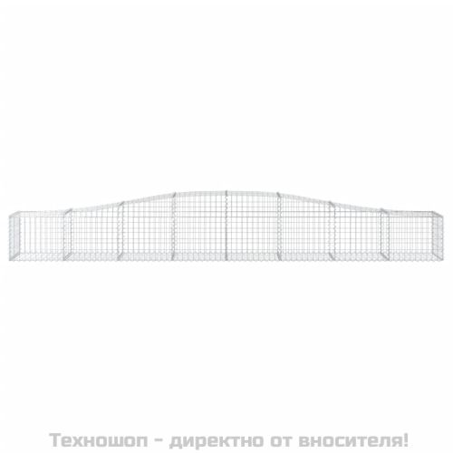 Габионни кошници арка 5 бр 400x50x40/60 см поцинковано желязо