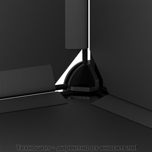 Органайзер с кубични отделения, 12 куба, черен, PP