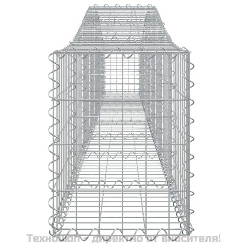 Габионни кошници арка 15 бр 400x30x40/60 см поцинковано желязо