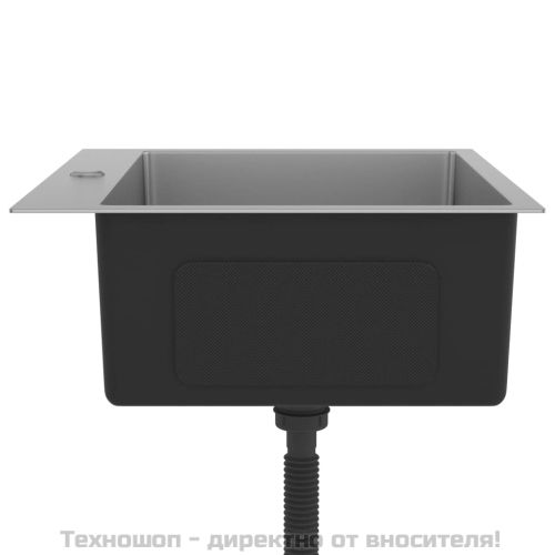 Ръчно изработена кухненска мивка, неръждаема стомана